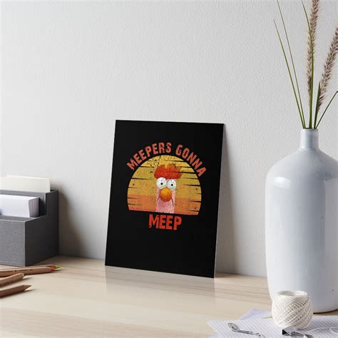 The Muppet Show Beaker Meepers Gonna Meep Art Board Print By Aymen852
