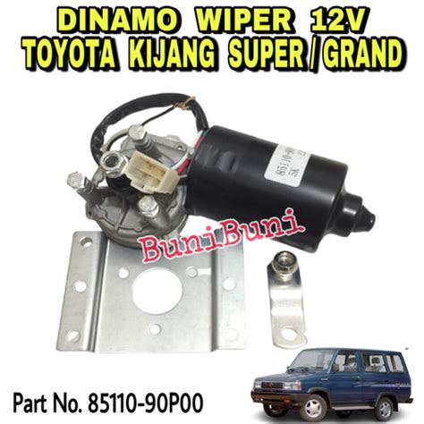 Jual Dinamo Motor Wiper Depan Mobil Kijang Super Grand K Kapsul K