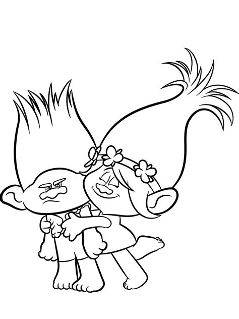 Click on the coloring page to open in a new window and print. Trolls Coloring pages to download and print for free ...