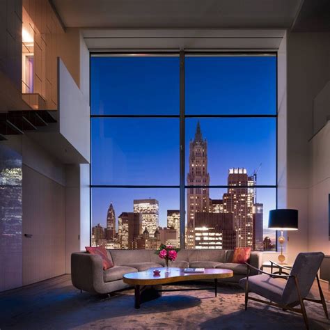 14 Posh Penthouse Apartments You Want To Pop Champagne In New York Penthouse Penthouse Living