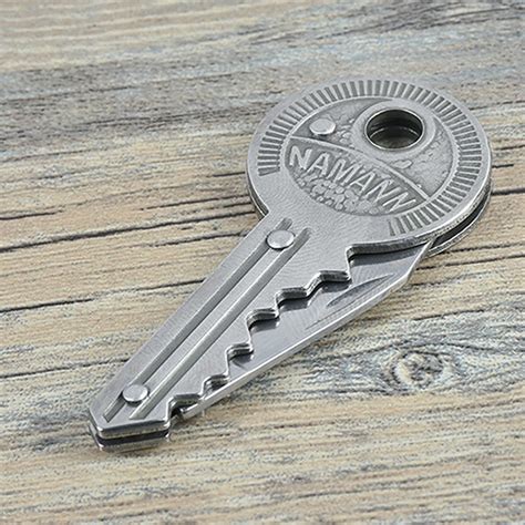 Pocket Foldable Knife Key Chain Knife Peeler Portable Camping Stainless