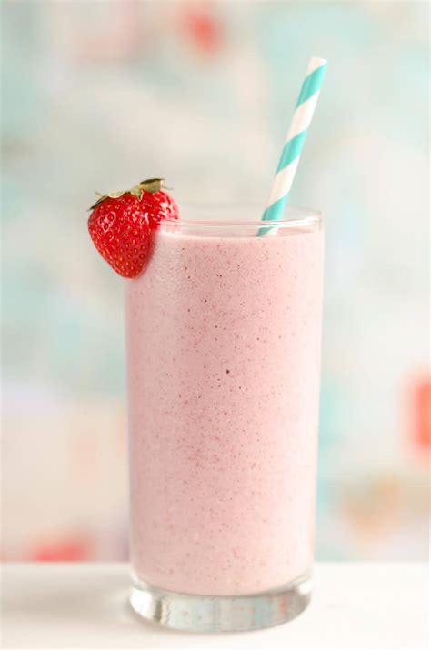 Coconut Strawberry Protein Smoothie Fresh And Healthy