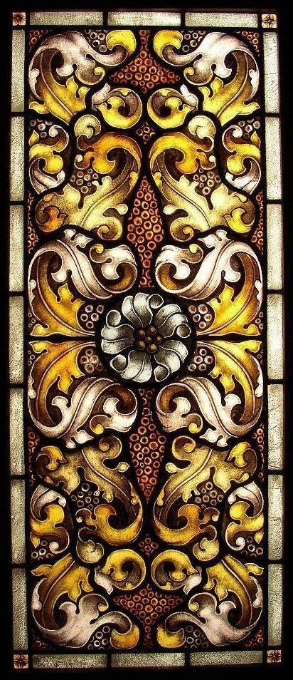 Acanthus William Morris Stained Glass Stained Glass Paint Stained