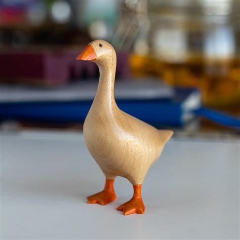 Maybe you would like to learn more about one of these? I carved The Goose from Untitled Goose Game : woodworking