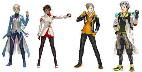 The Spriters Resource Full Sheet View Pokémon Go Professor Willow And Team Leaders