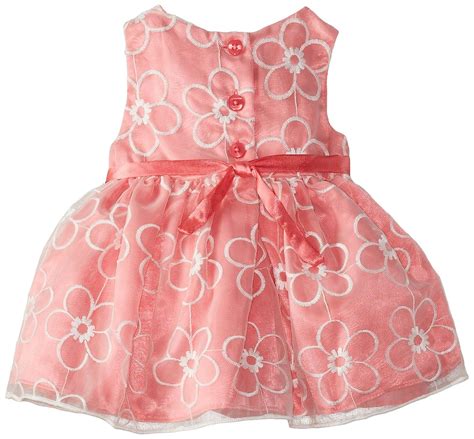 Buy Youngland Baby Girls Newborn Floral Embroidered Occasion Dress