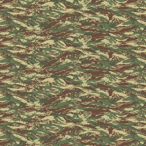 Rhodesian Tiger Stripe 22 Camouflage Pattern