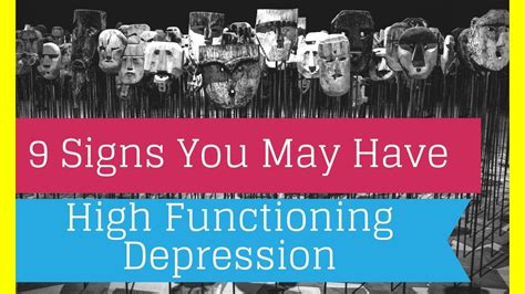 9 signs you may have high functioning depression youtube