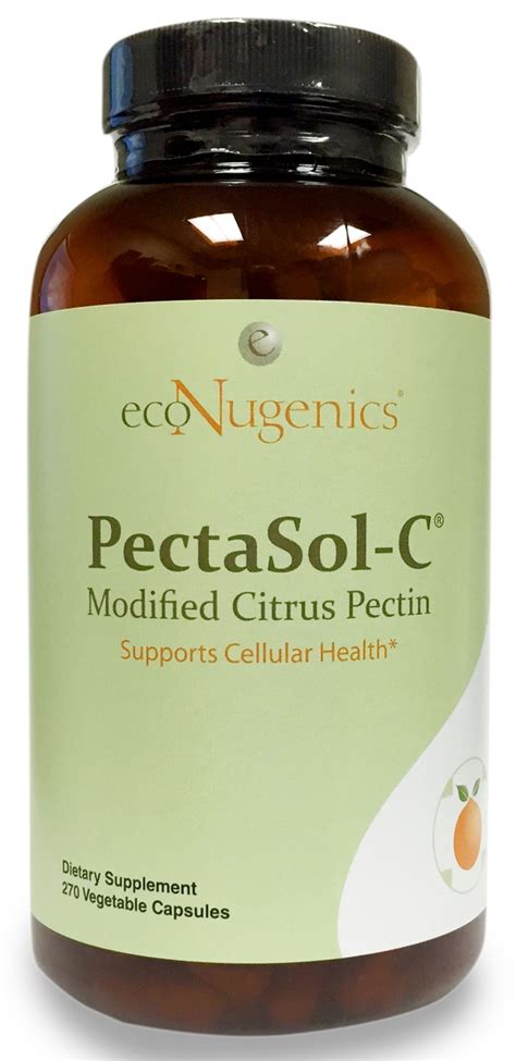 Pectasol C Modified Citrus Pectin 270 Vege Caps By Econugenics