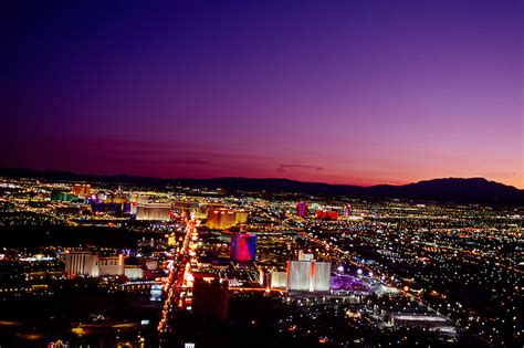 View Of The Strip Las Vegas Boulevard Looking South From The