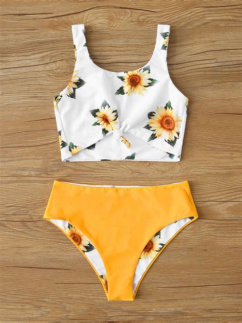 Sunflower Bikini Shein Online Sale Up To 54 Off