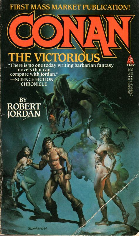 Conan The Victorious Robert Jordan Cover By Boris Vallejo Conte De