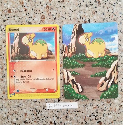 Pokemon Card Numel Ii By Starbuxx On Deviantart