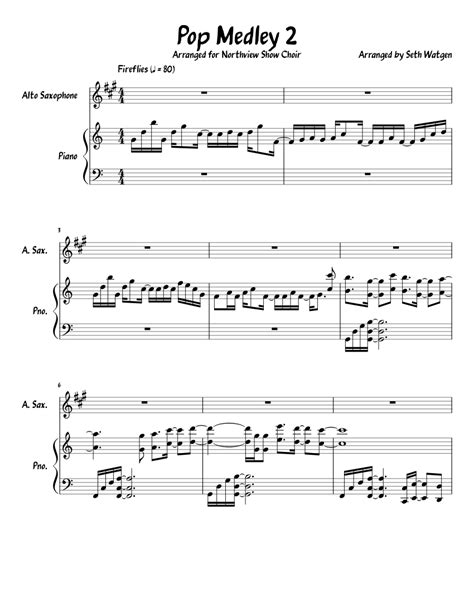 For 20 years we provide a free and legal service for free sheet music. Pop Medley 2 Sheet music for Piano, Alto Saxophone | Download free in PDF or MIDI | Musescore.com