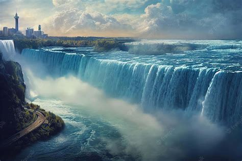 Download Niagara Falls Canada View Landscape Wallpaper