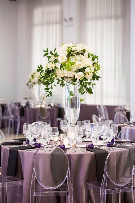 Purple And White Centerpieces For Weddings Maybe You Would Like To