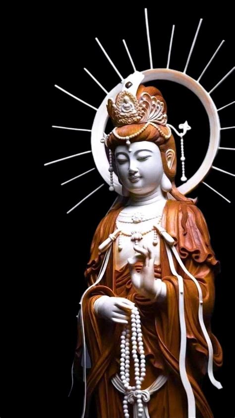 Guan Shi Yin Quan Yin Buddhism Samurai Gear Buddha Statue Goddess