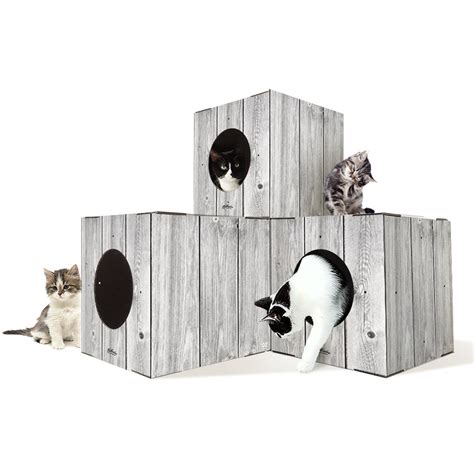 Keep the litter box nice and fresh. Make Your Own Cardboard Indoor Cat Tree Furniture With Steps