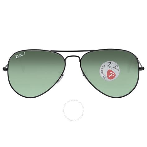 Ray Ban Aviator Green Polarized Lens 58mm Mens Sunglasses Rb3025 002