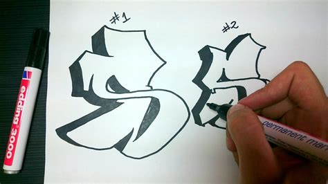 Graffiti Drawings On Paper How To Draw Graffiti Letter Quotsquot On