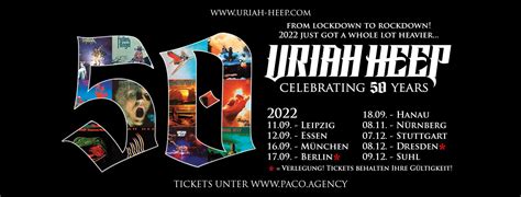 Uriah Heep 50th Anniversary Tour Im September Obliveon