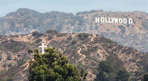 The Hollywood Hills Cross Hollywood Hills Hollywood Hollywood Sign