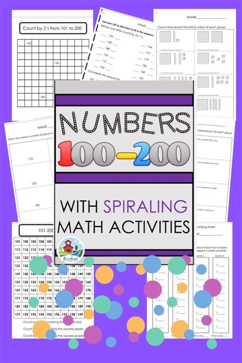 Counting With Numbers 100 To 200 Worksheets Place Value Skip