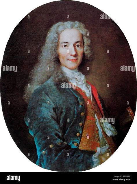 Francois-Marie Arouet (1694-1778), conocido como Voltaire, escritor y ...