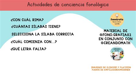 Pack De Actividades Para Trabajar La Conciencia Fonol¦gicapage 0001