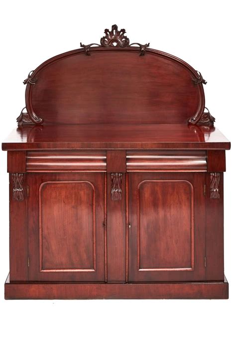 Quality Victorian Mahogany Chiffonier In Antique Sideboards