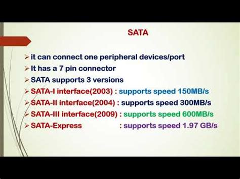 AKTU EXAM COA KCS302 What Is SATA Types Of SATA Difference