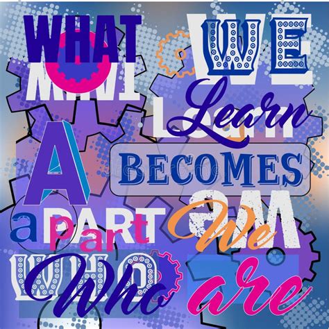 What We Learn Becomes A Part Of Who We Are Hand Drawn Learning