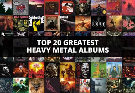 20 Greatest Heavy Metal Albums The Rock Slot