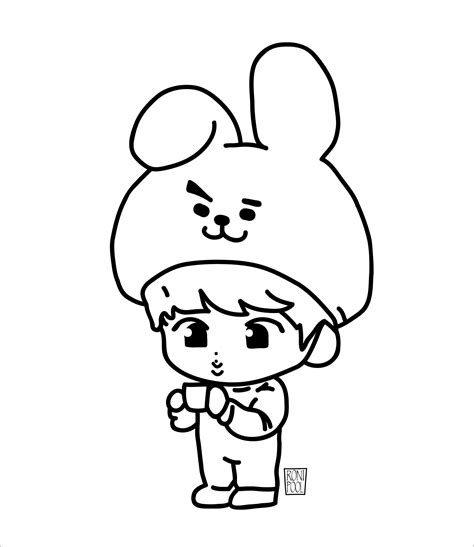 Bts Coloring Page To Print ColoringBay