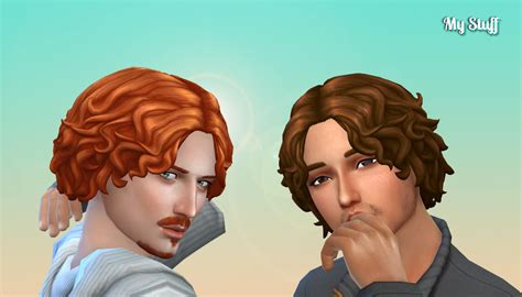 Sims Male Medium Hair Cc Maxis Match Professorret