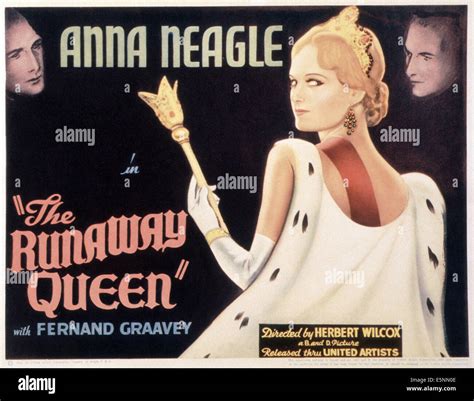 Runaway Queen Aka The Queens Affair Anna Neagle Center 1934