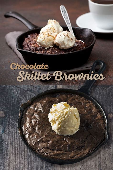 Chocolate Skillet Brownies Recipe Cast Iron Brownie Recipe Cast
