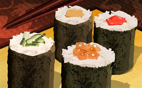 Anime Sushi Wallpapers Wallpaper Cave