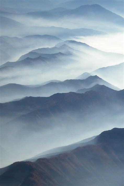 Mountain Fog Ipod Touch Wallpaper Background And Theme