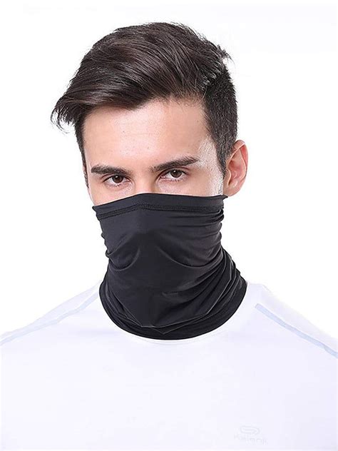 Face Scarf Gaiter Wind 100 Cotton Dust Neck Gaiter Face Cover Washable