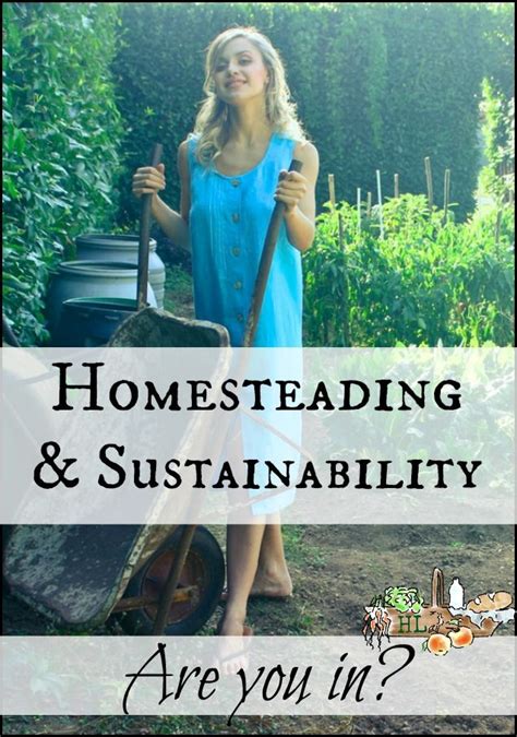 Homesteading And Sustainability Are You In Homestead Lady