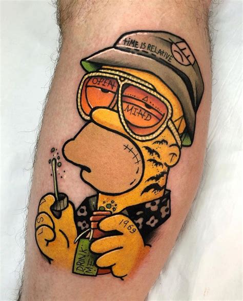 The Simpsons The Best Tattoos Ever Inkppl Simpsons Tattoo Best Tattoo Ever Hand