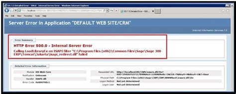 Iis Tip Calling Loadlibraryex On Isapi Filter Error Sage