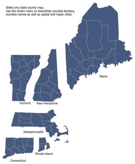 Usa Maps Solution Usa Map New England States County Map