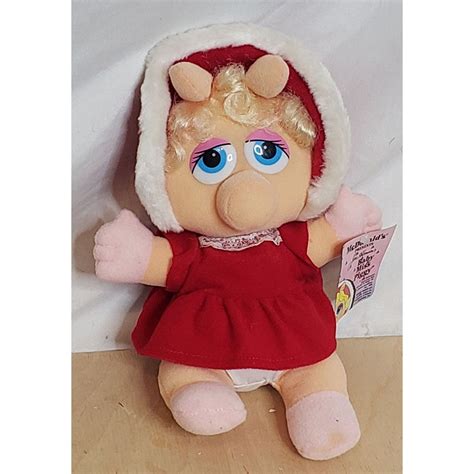 Vintage Baby Miss Piggy Plush Toy Mcdonalds 1988 Original Tags Etsy