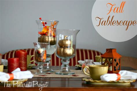 Fall Tablescape With Martha Stewart Crafts The Pinterest Project