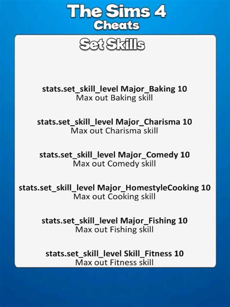 All Sims 4 Cheat Codes安卓版应用apk下载