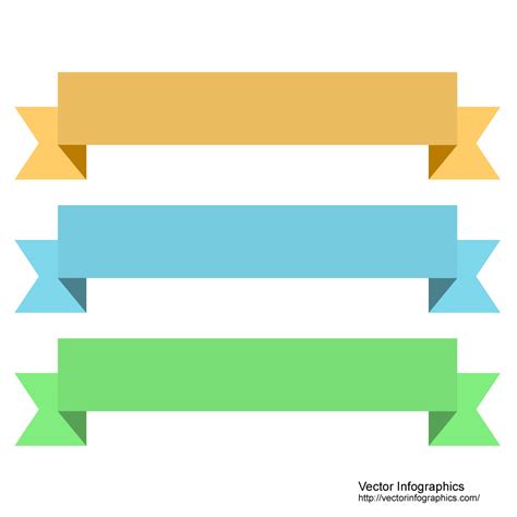 17 Straight Simple Banner Vector Images Straight Ribbon Banner Clip