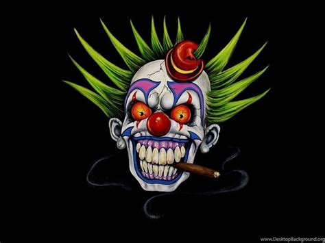 Evil Clowns Desktop Background
