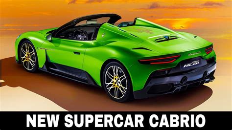 7 Newest Convertible Supercars For 2022 Interior And Exterior